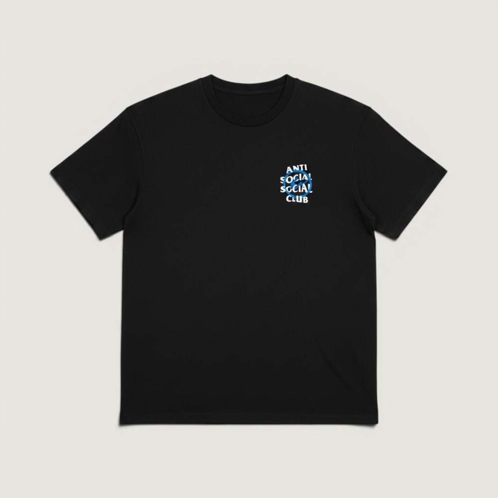 Anti Social Social Club T-Shirt Fragment Design Black Large